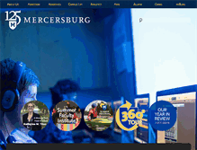 Tablet Screenshot of mercersburg.edu